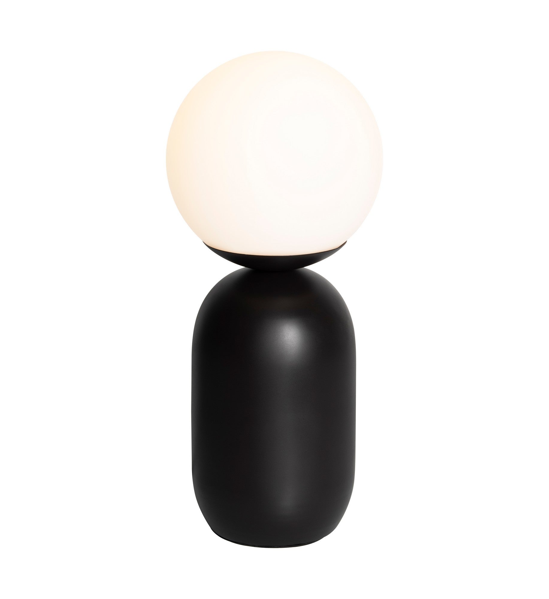 Notti Frosted Glass Globe Table Lamp