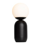 Notti Frosted Glass Globe Table Lamp
