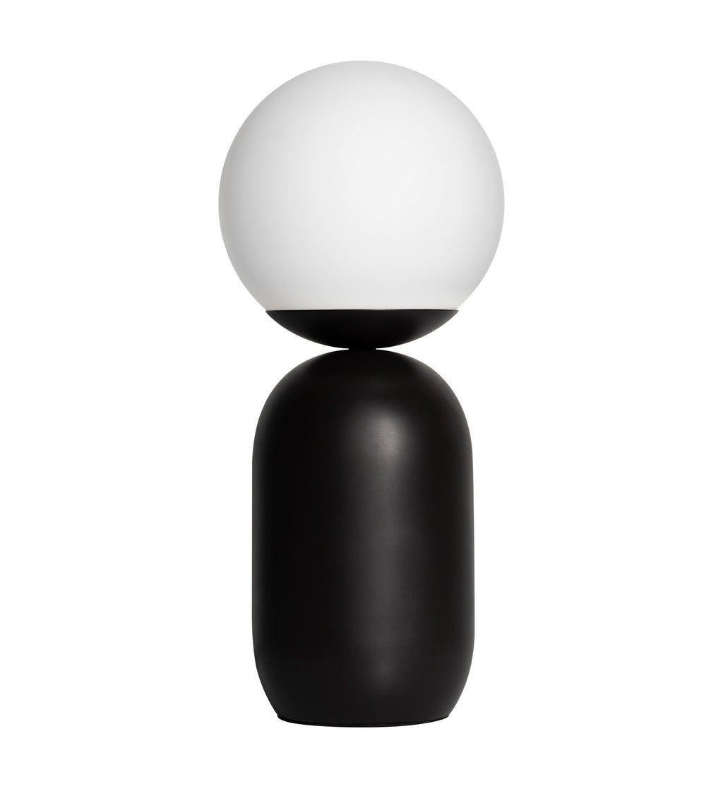 Notti Frosted Glass Globe Table Lamp