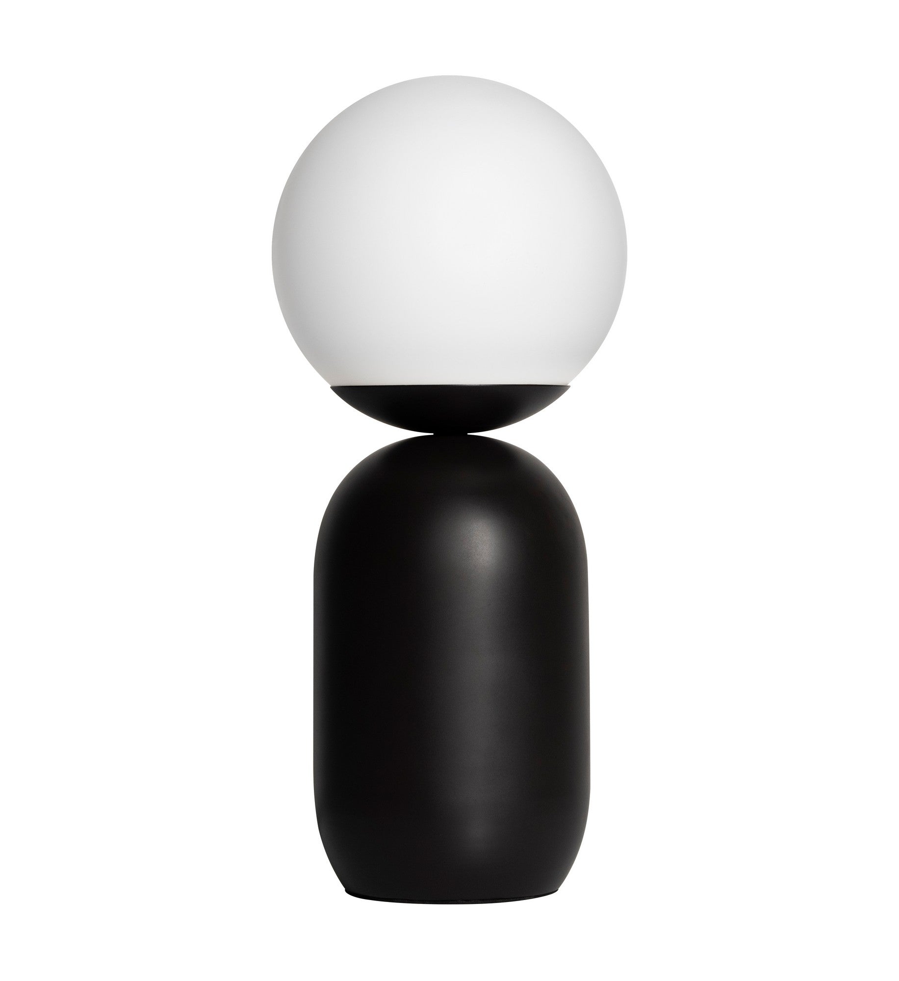 Notti Frosted Glass Globe Table Lamp