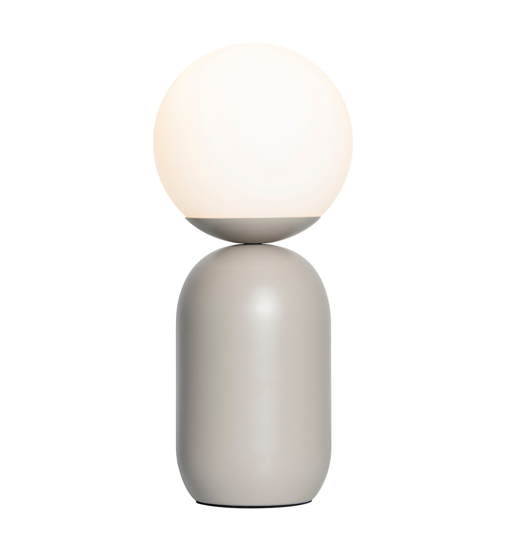 Notti Frosted Glass Globe Table Lamp