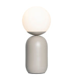 Notti Frosted Glass Globe Table Lamp