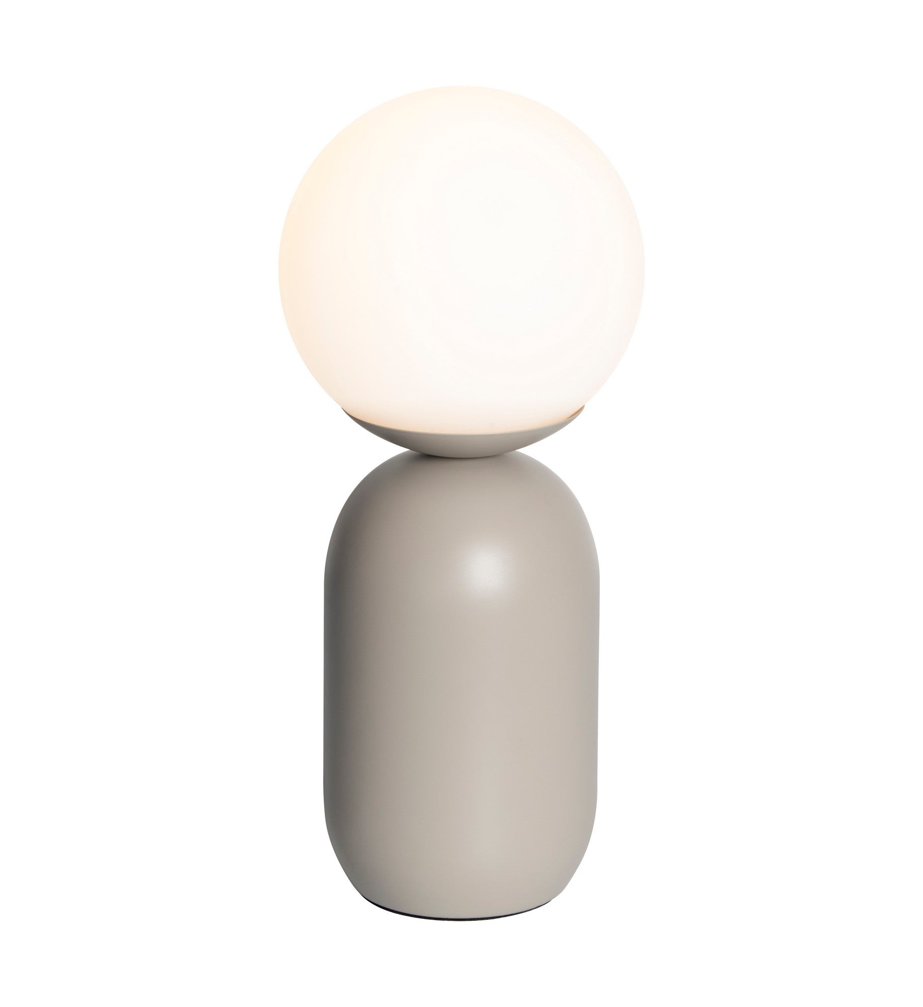 Notti Frosted Glass Globe Table Lamp