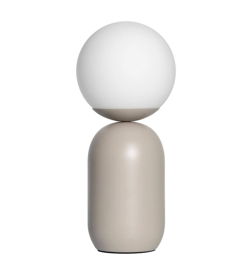 Notti Frosted Glass Globe Table Lamp