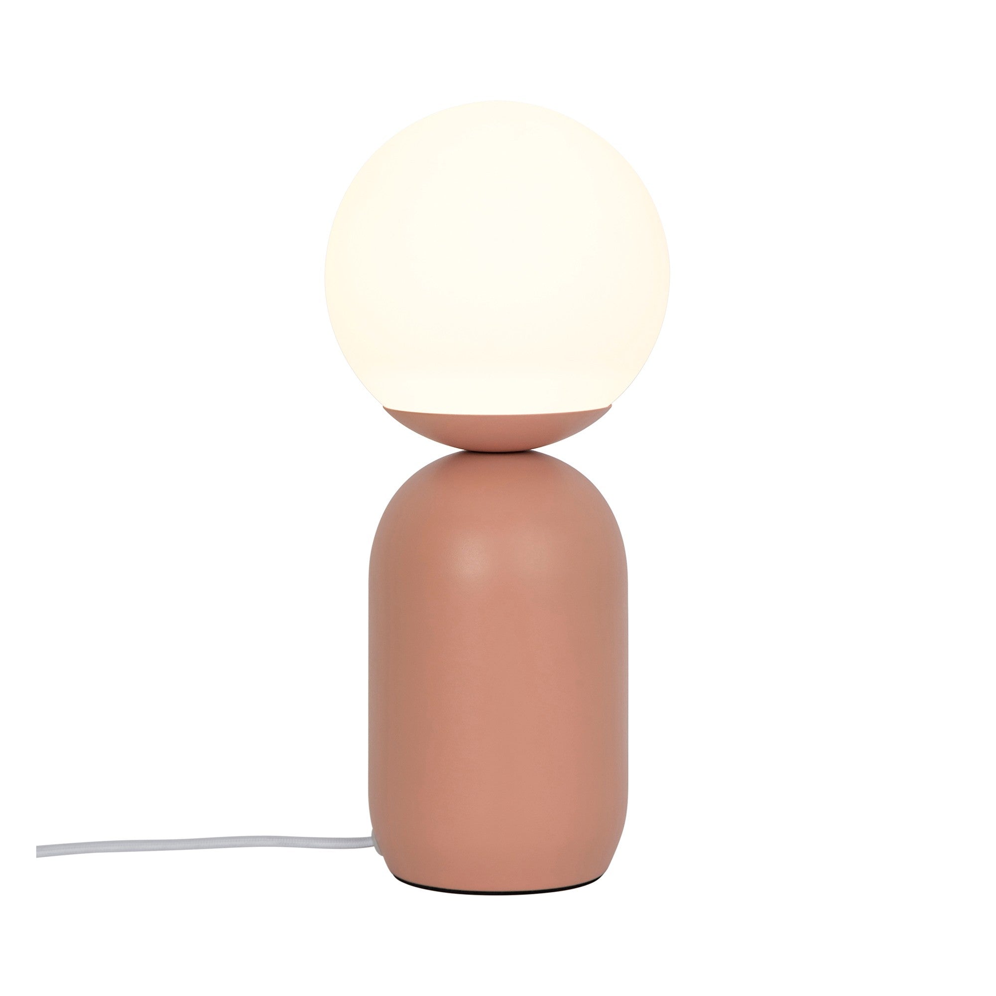 Notti Frosted Glass Globe Table Lamp