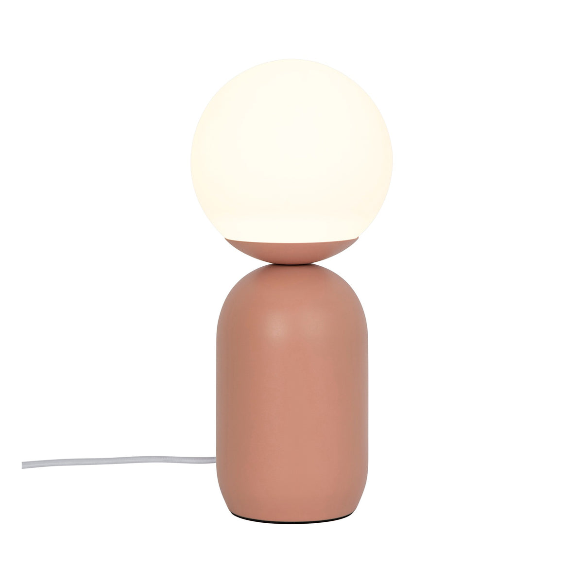 Notti Frosted Glass Globe Table Lamp