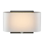 Piola Solar Wall Light, Black/Opal