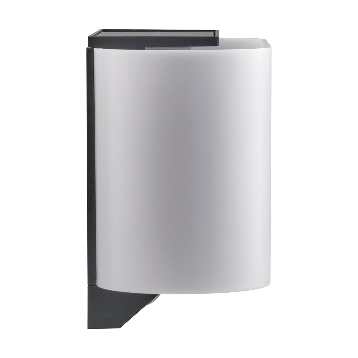 Piola Solar Wall Light, Black/Opal