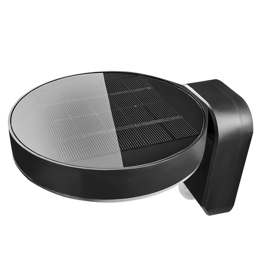 Rica Round LED Outdoor Solar Wall Light