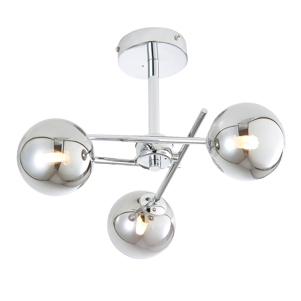 Ando 3 Light Semi-flush Bathroom Ceiling Light