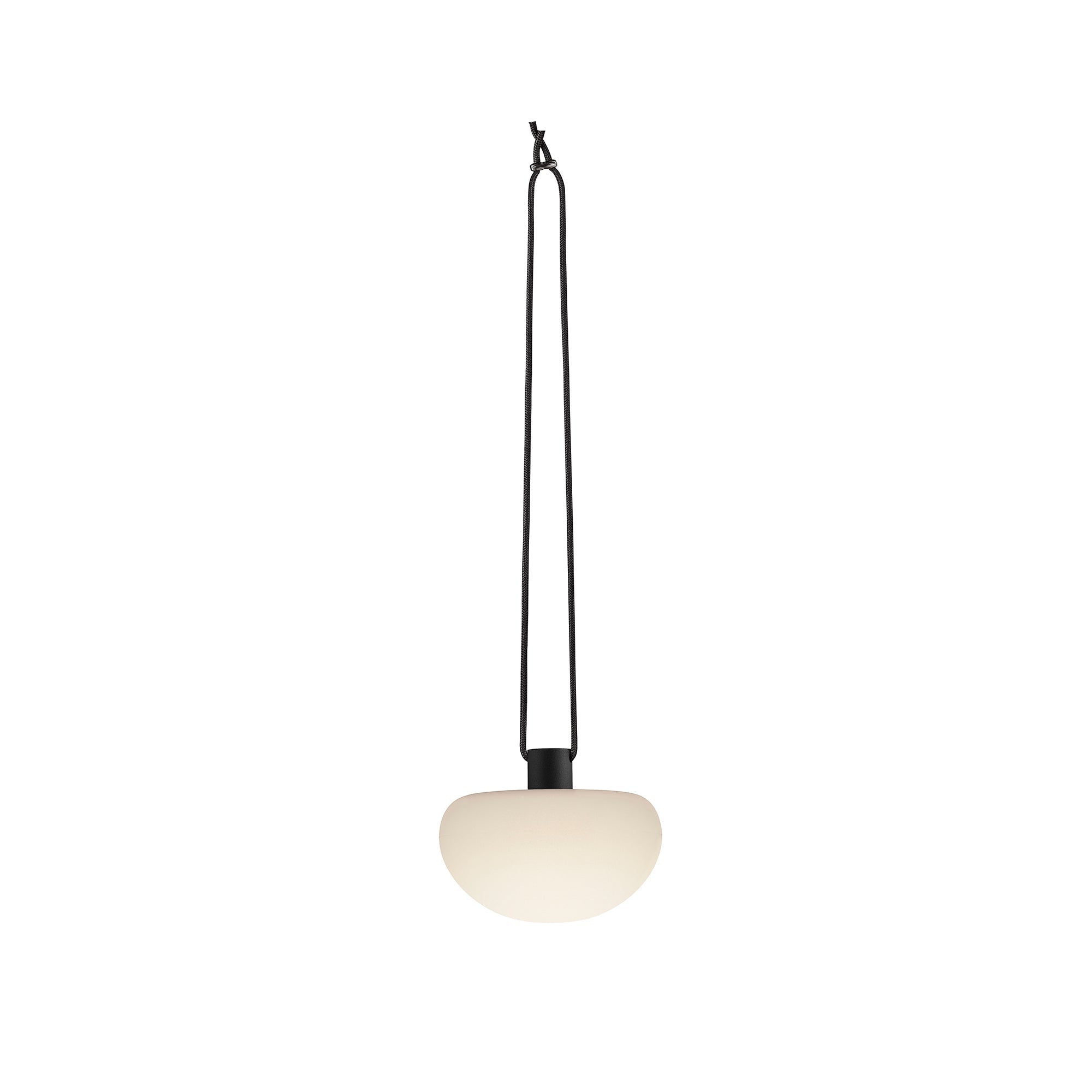 Sponge 20 Rechargeable Hanging Lamp, Black/Opal