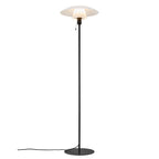 Verona Floor Lamp, Black/Opal