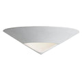 Apex Paintable Triangular Ceramic Wall Light