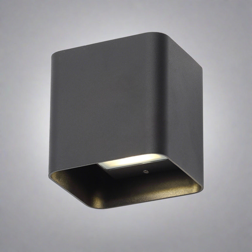 Avena LED Square Outdoor Wall Downlight