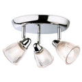Barlow 3-Light Bathroom Spotlights, Chrome