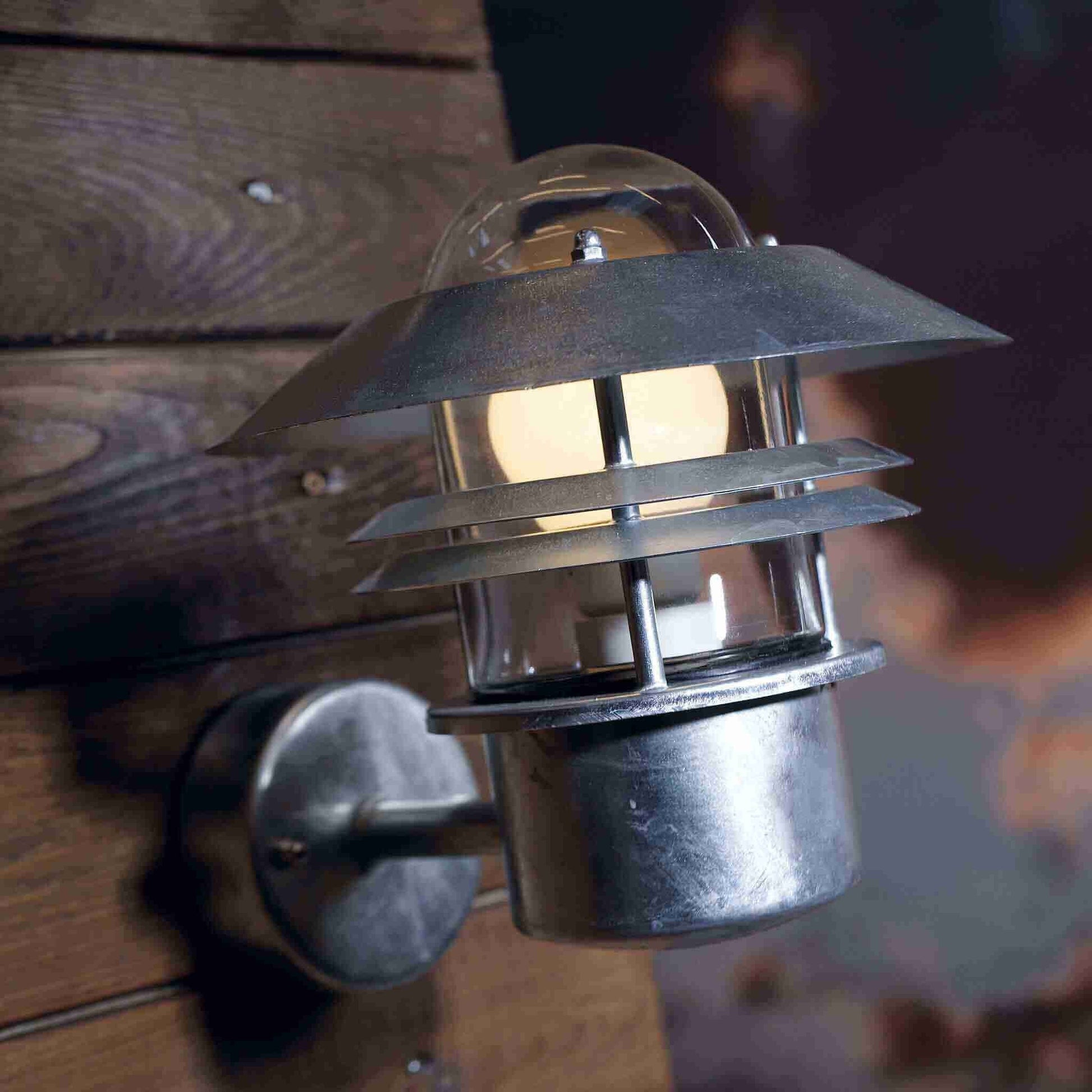 Nordlux Blokhus Wall Light - Galvanised Steel-Lampsy