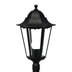 Cardiff Traditional Post Light, Black