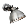 Chester Adjustable Wall Sconce, Antique Silver