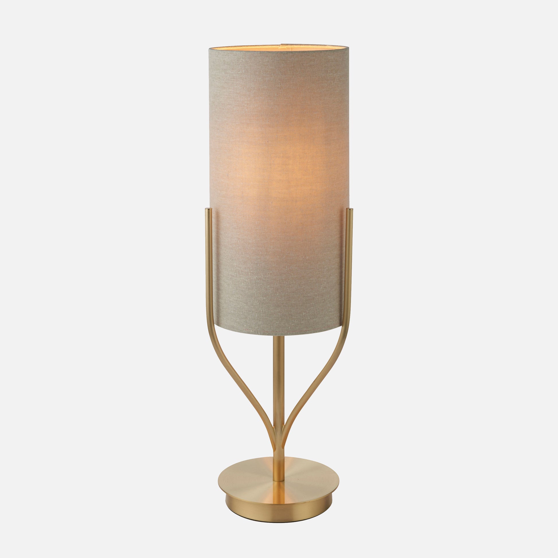 Fraser Table Lamp, Brushed Brass