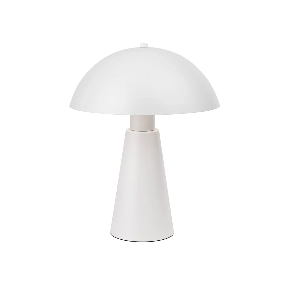 Halden Dome Table Lamp in satin white