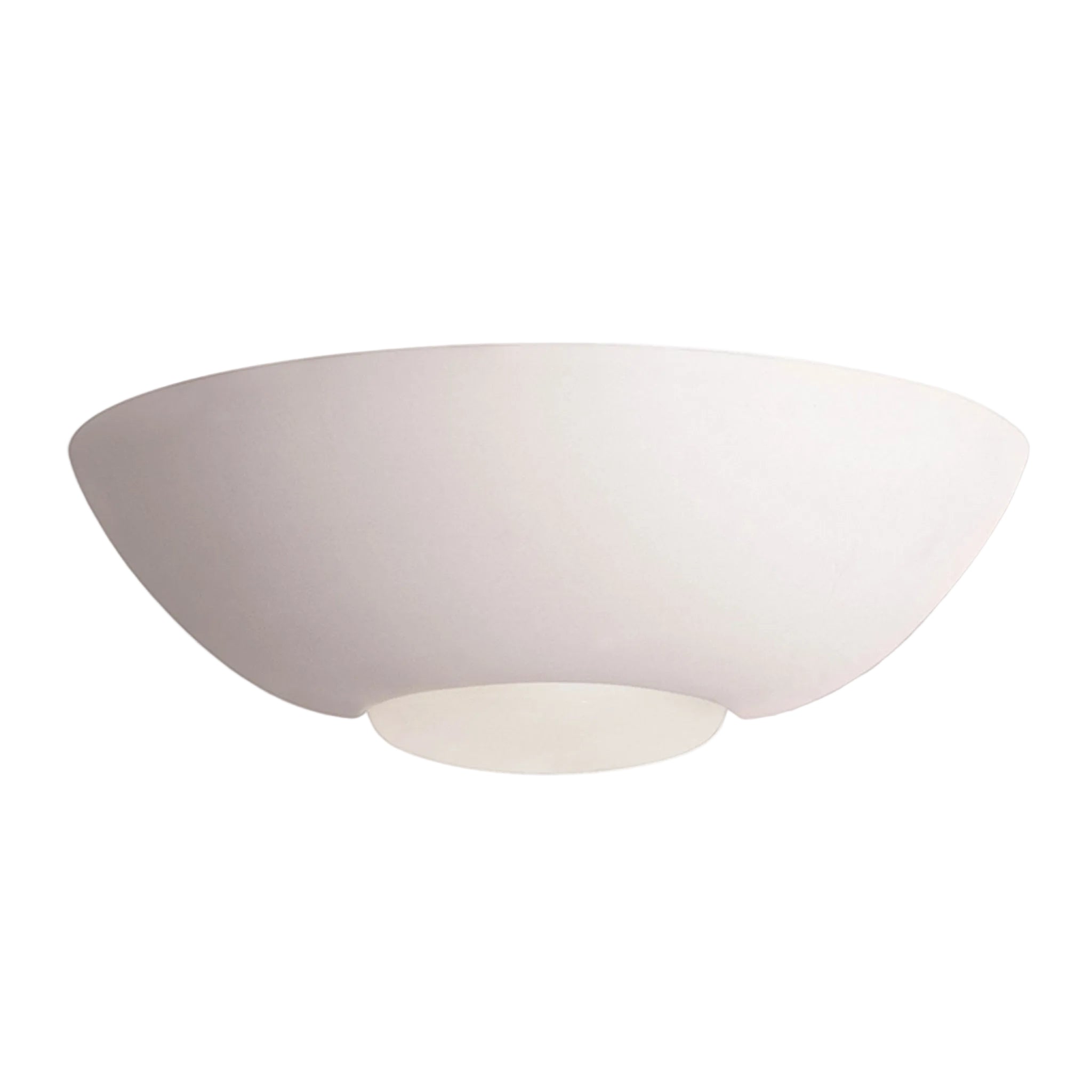 Hampton Paintable Ceramic Bowl Wall Light