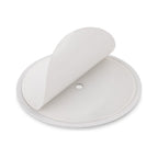 Kelby Magnetic Rechargeable LED Spotlight in white, shown from the rear on its magnetic wall plate