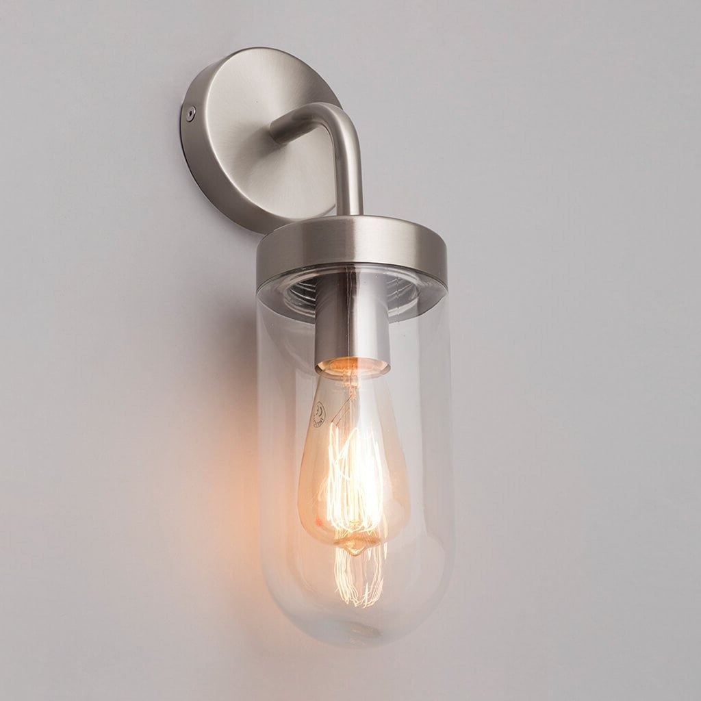 Lampsy Lander Wall Lantern - Stainless Steel-Lampsy