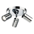 Lark 3 Light Bathroom Spotlights, Chrome