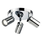 Lark 3 Light Bathroom Spotlights, Chrome