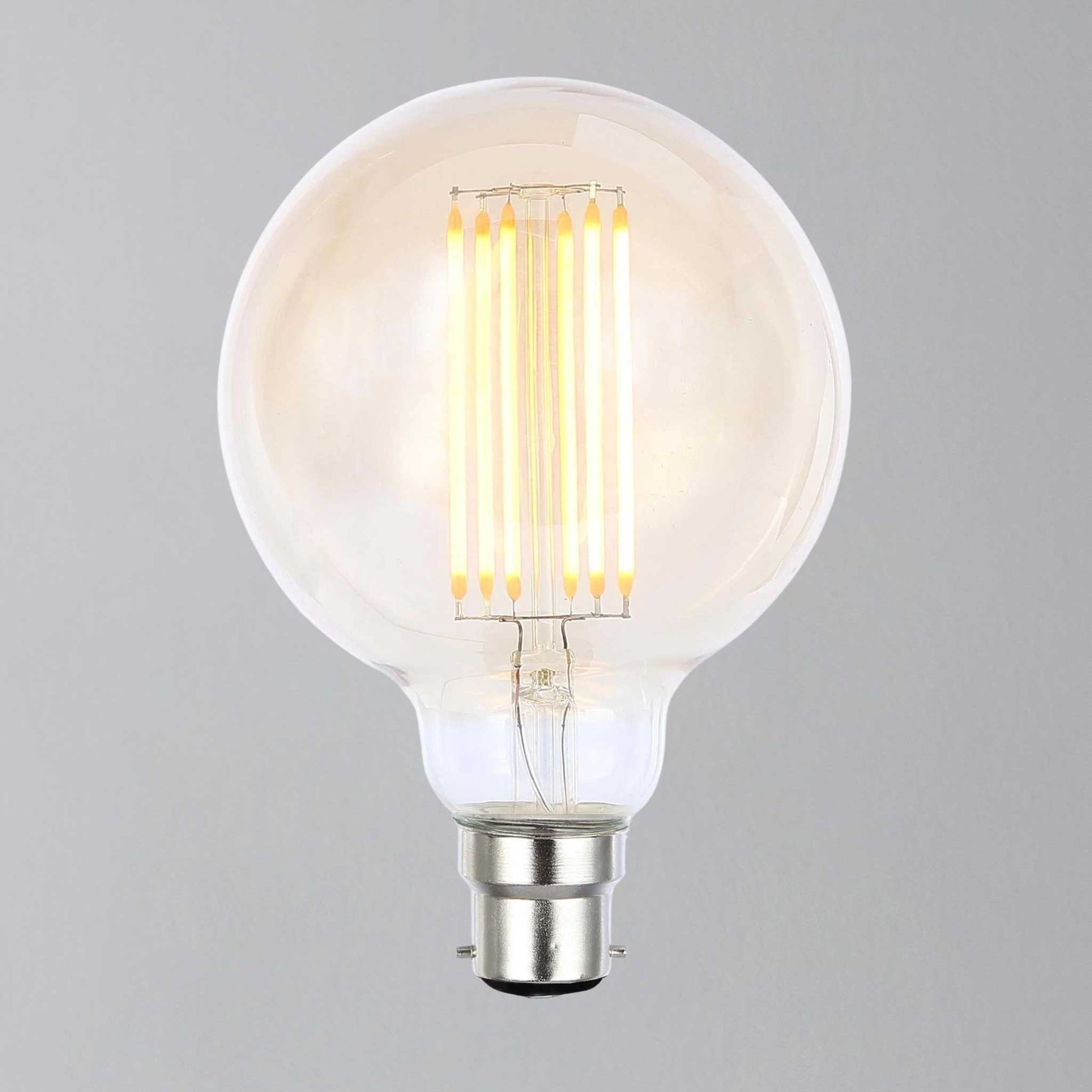 500lm G95 Globe 2200k Dimmable LED Filament Light Bulb B22 (40w eqv)
