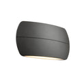 Nairn Curved LED Up & Down Wall Light in graphite
