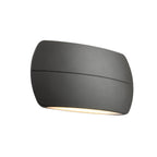Nairn Curved LED Up & Down Wall Light in graphite