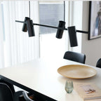 Alanis 4-Light Island Pendant, Black