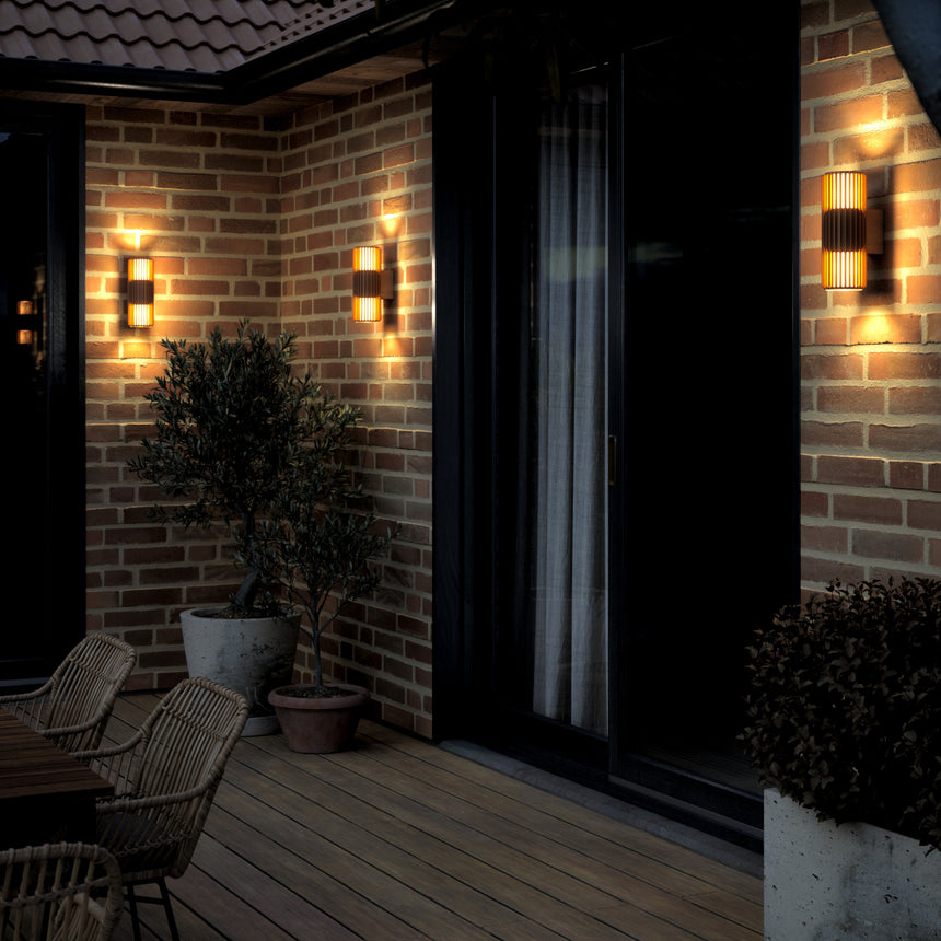 Aludra Double Outdoor Wall Light