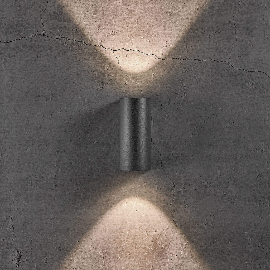Asbol Up & Down Wall Light, Black