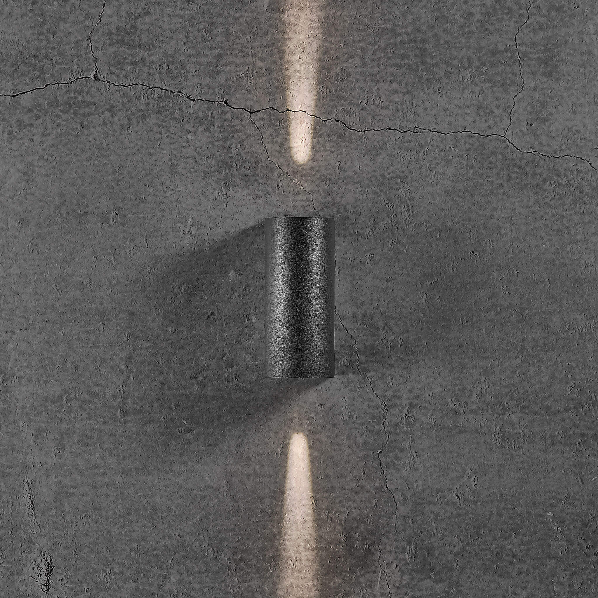 Asbol Up & Down Wall Light, Black