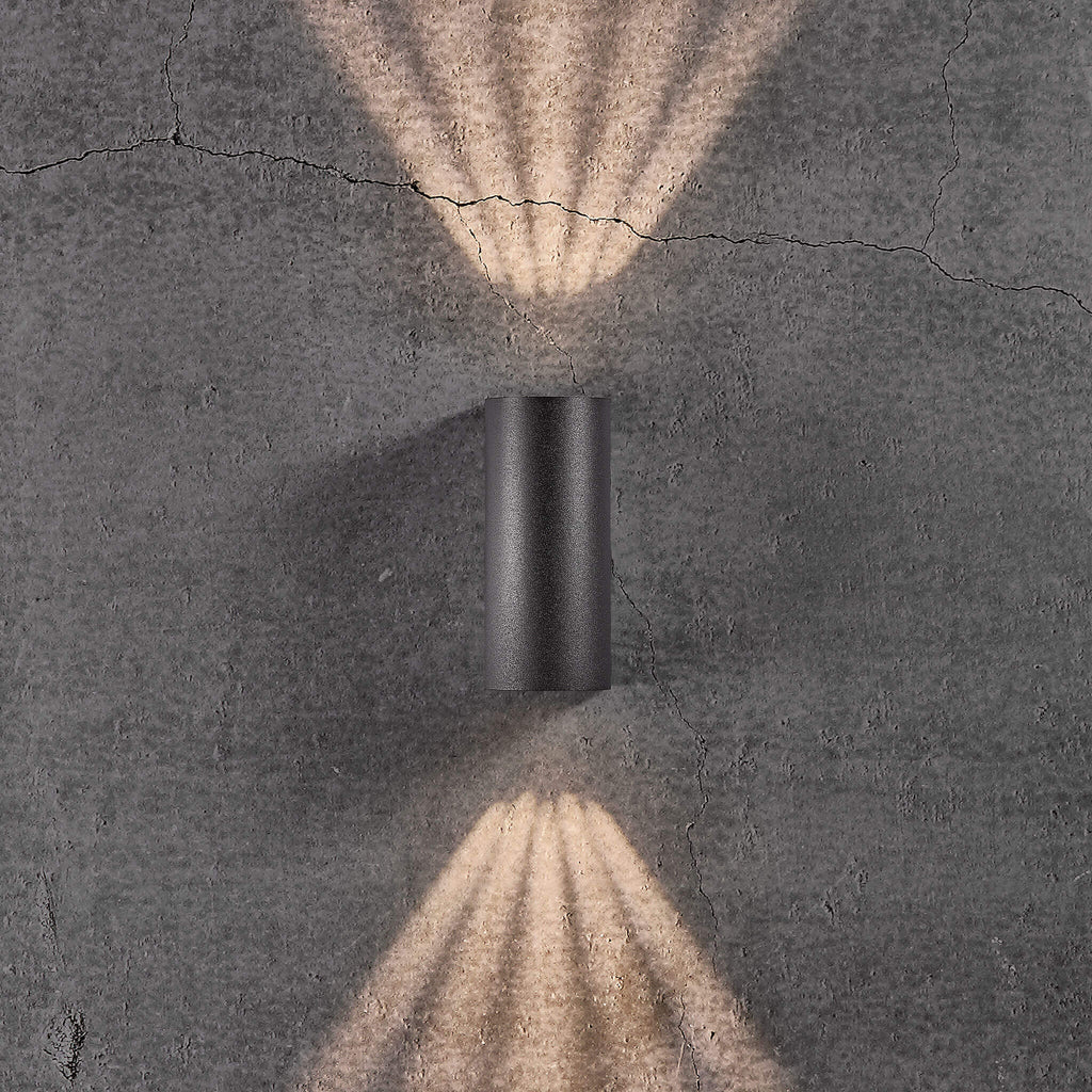 Asbol Up & Down Wall Light, Black