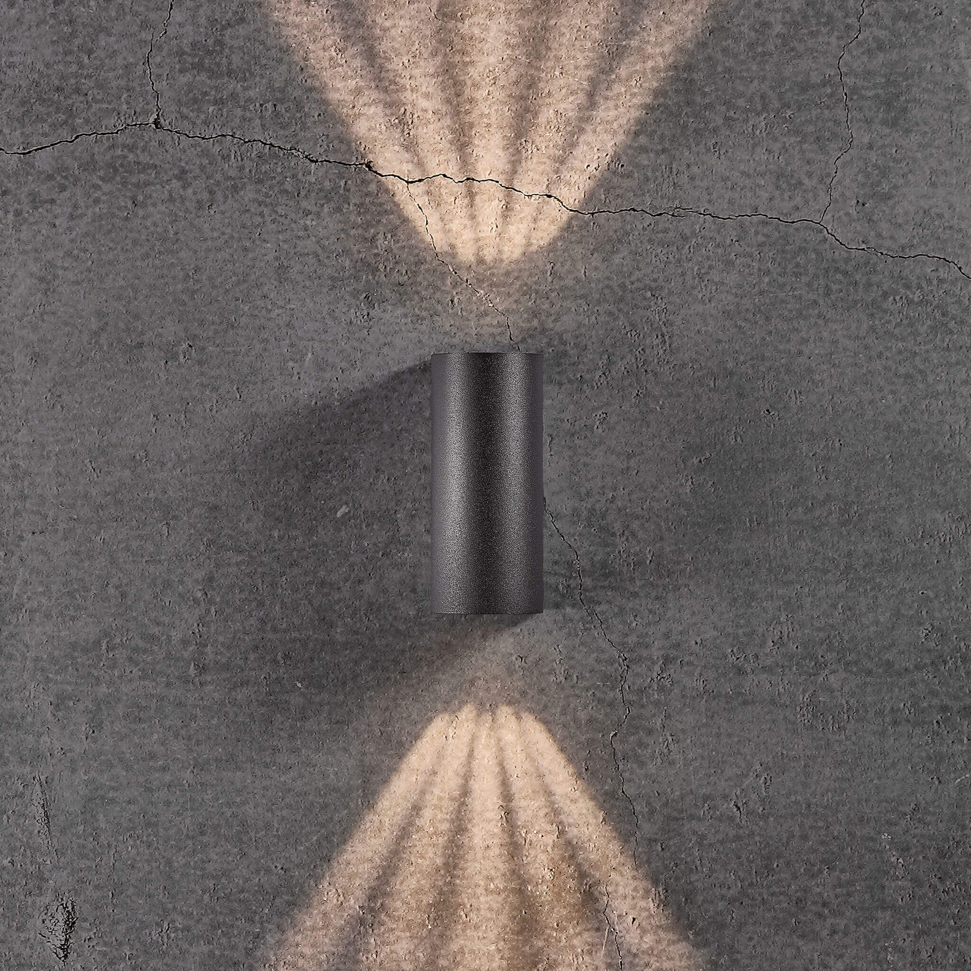 Asbol Up & Down Wall Light, Black