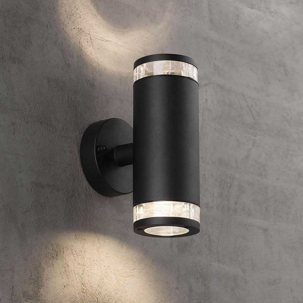 Nordlux Bird Up & Down Wall Light - Black - Outdoor Lighting - Lampsy