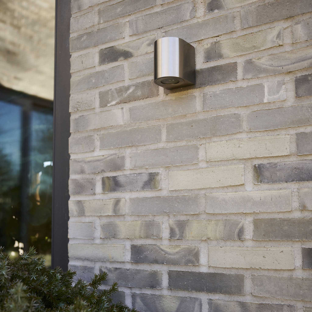 Canto 2 LED Up & Down Wall Light, Galvanised