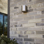Canto 2 LED Up & Down Wall Light, Galvanised