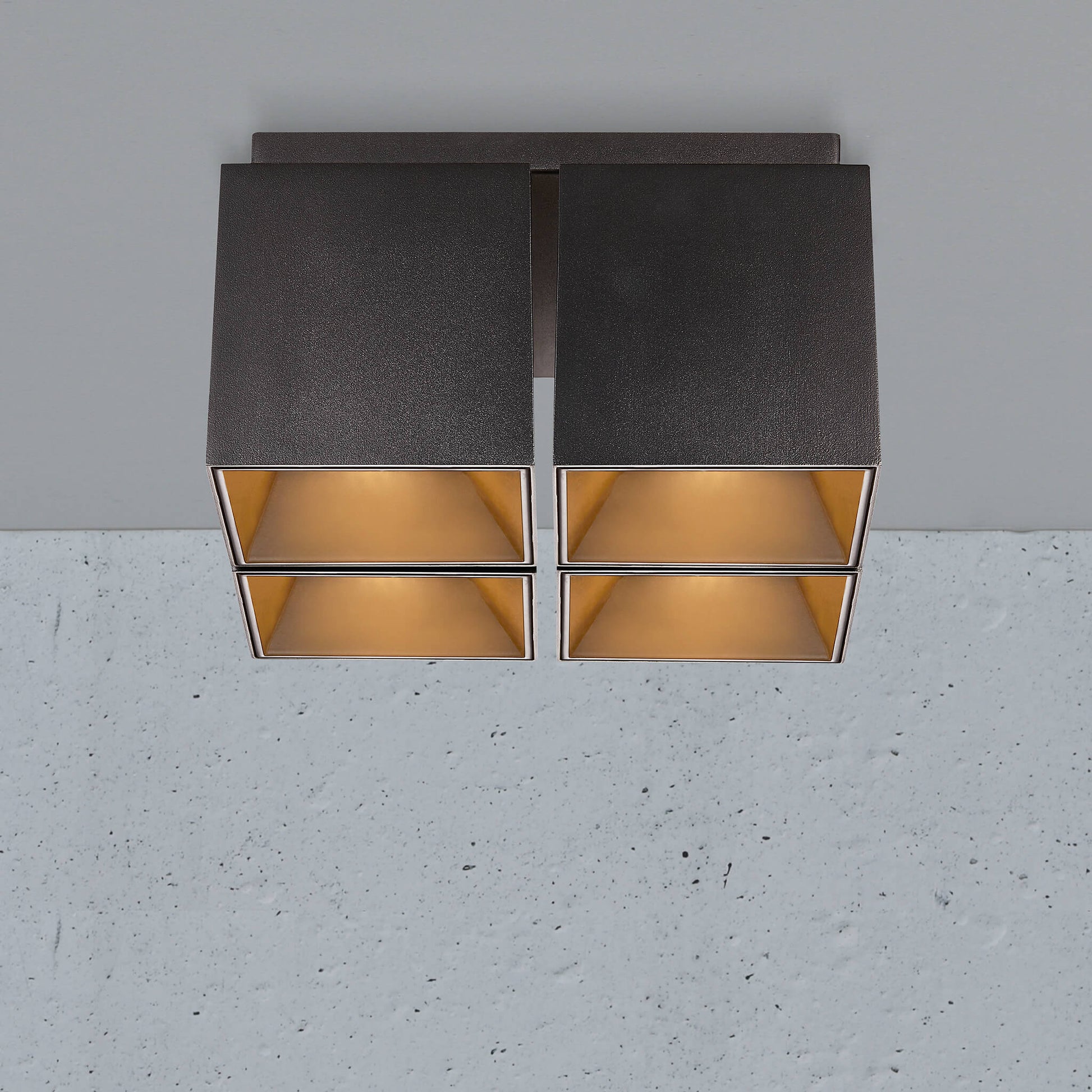 Ethan Square 4 Spot Surface Mount Downlight