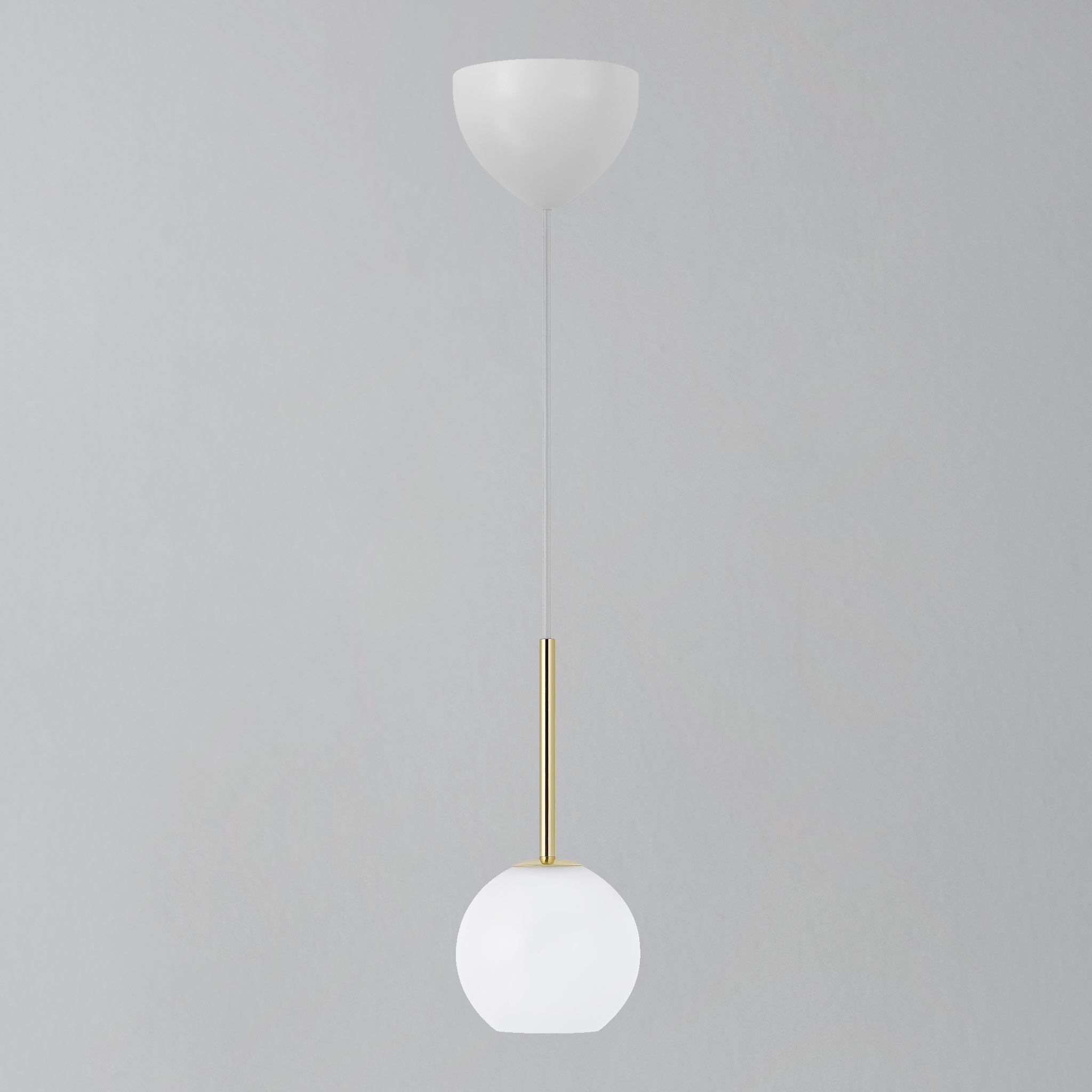 Franca 13 Pendant Light, Brass/Opal