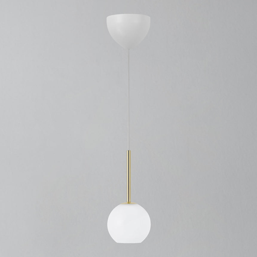 Franca 13 Pendant Light, Brass/Opal