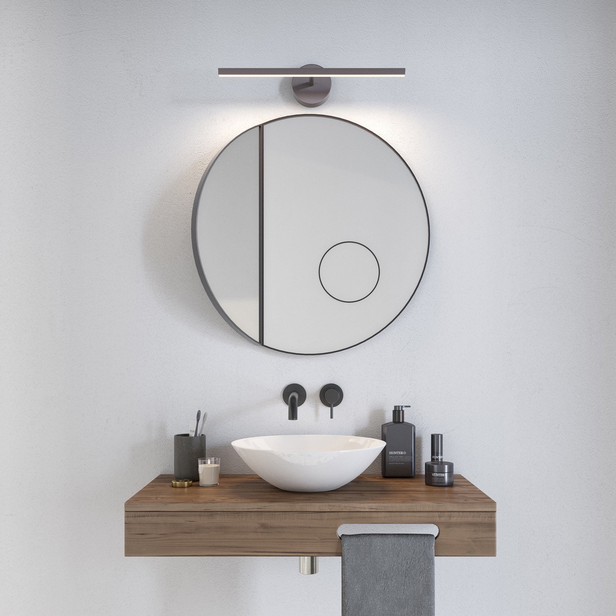 Wall light above mirror cheap