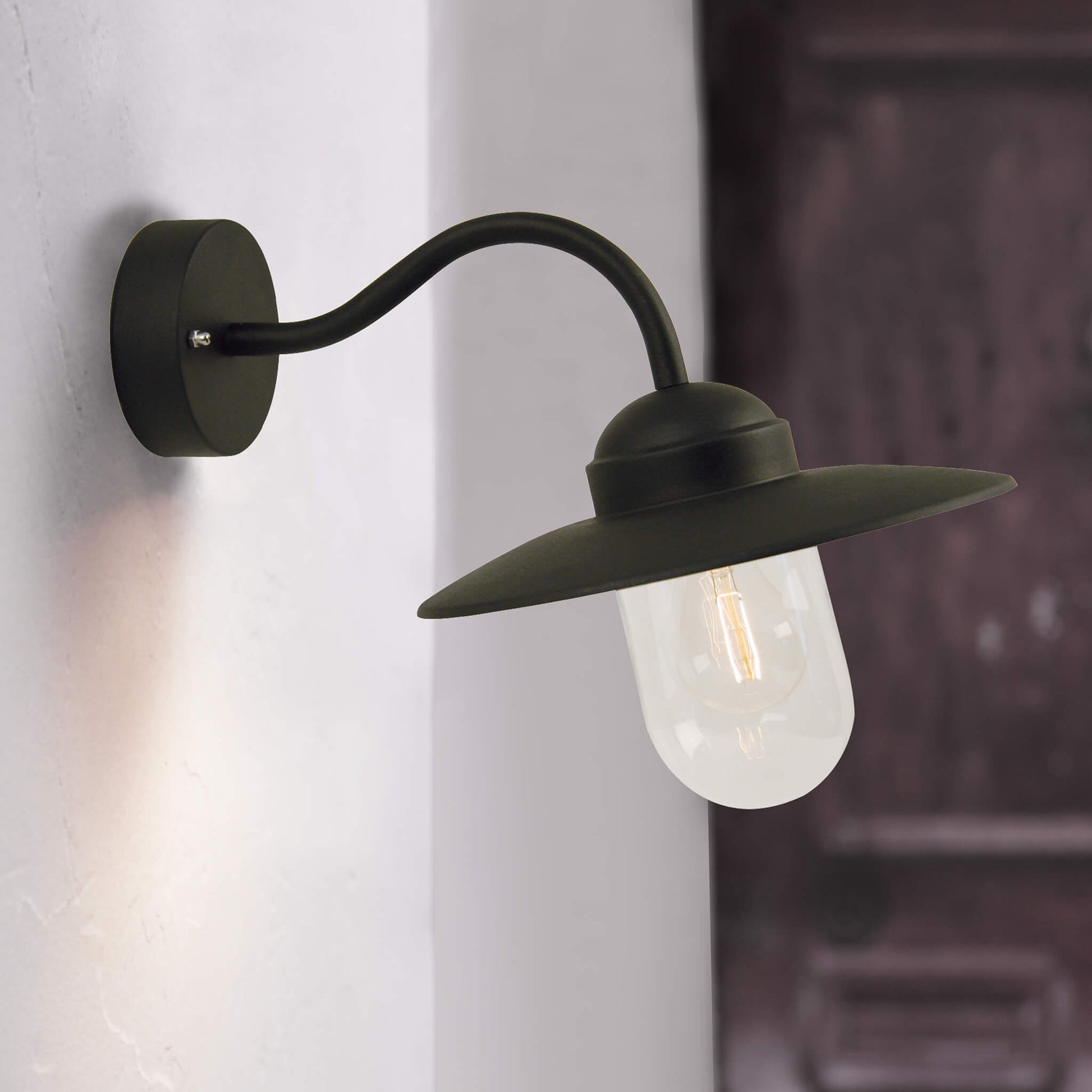 Luxembourg Wall Light, Black