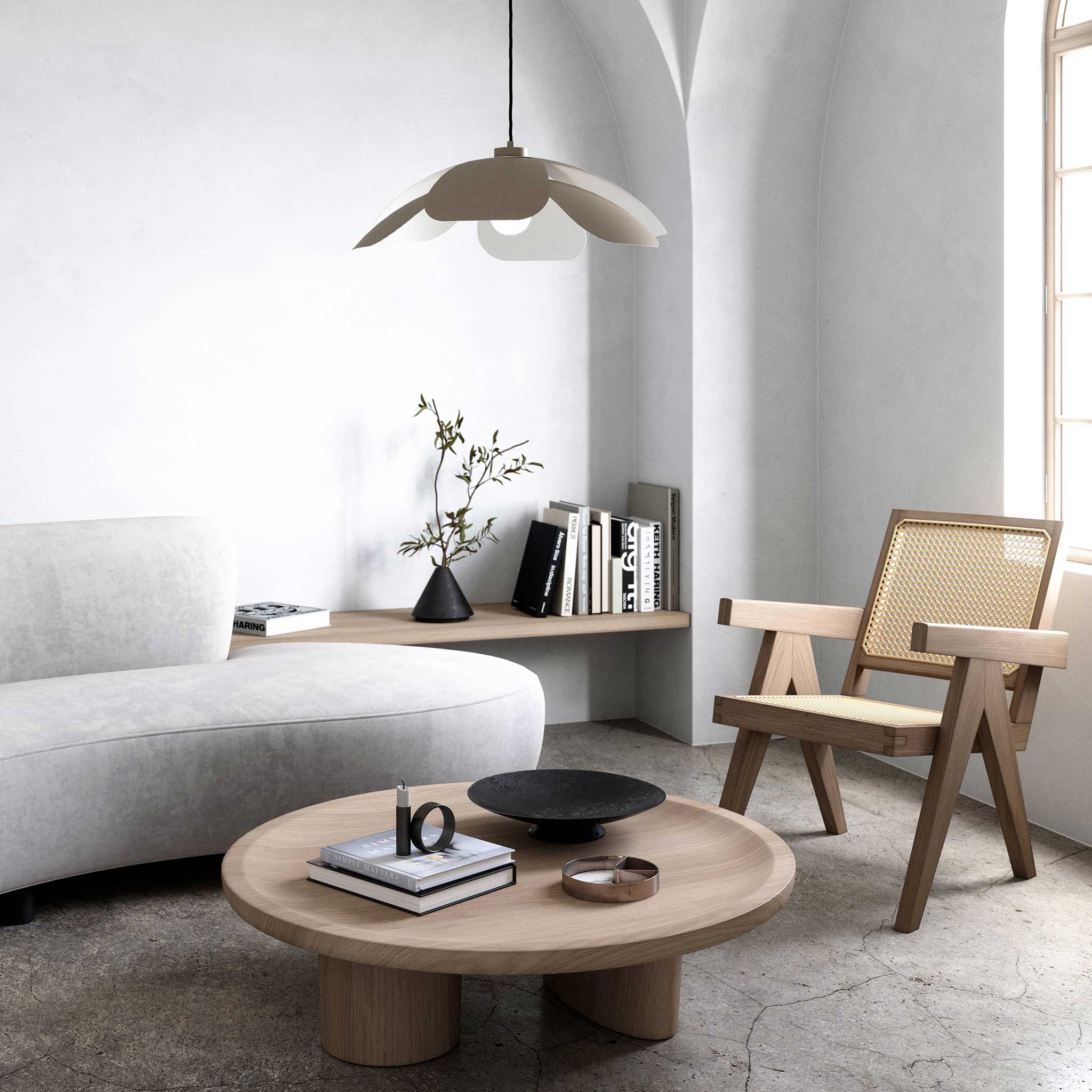 Maple 55 Pendant Light, Brown