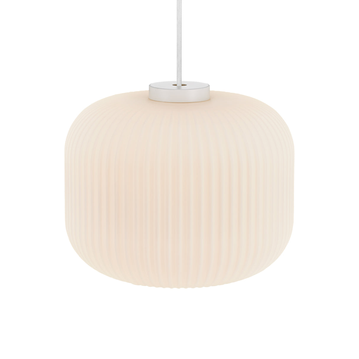 Milford 30 Pendant Light, Opal/White