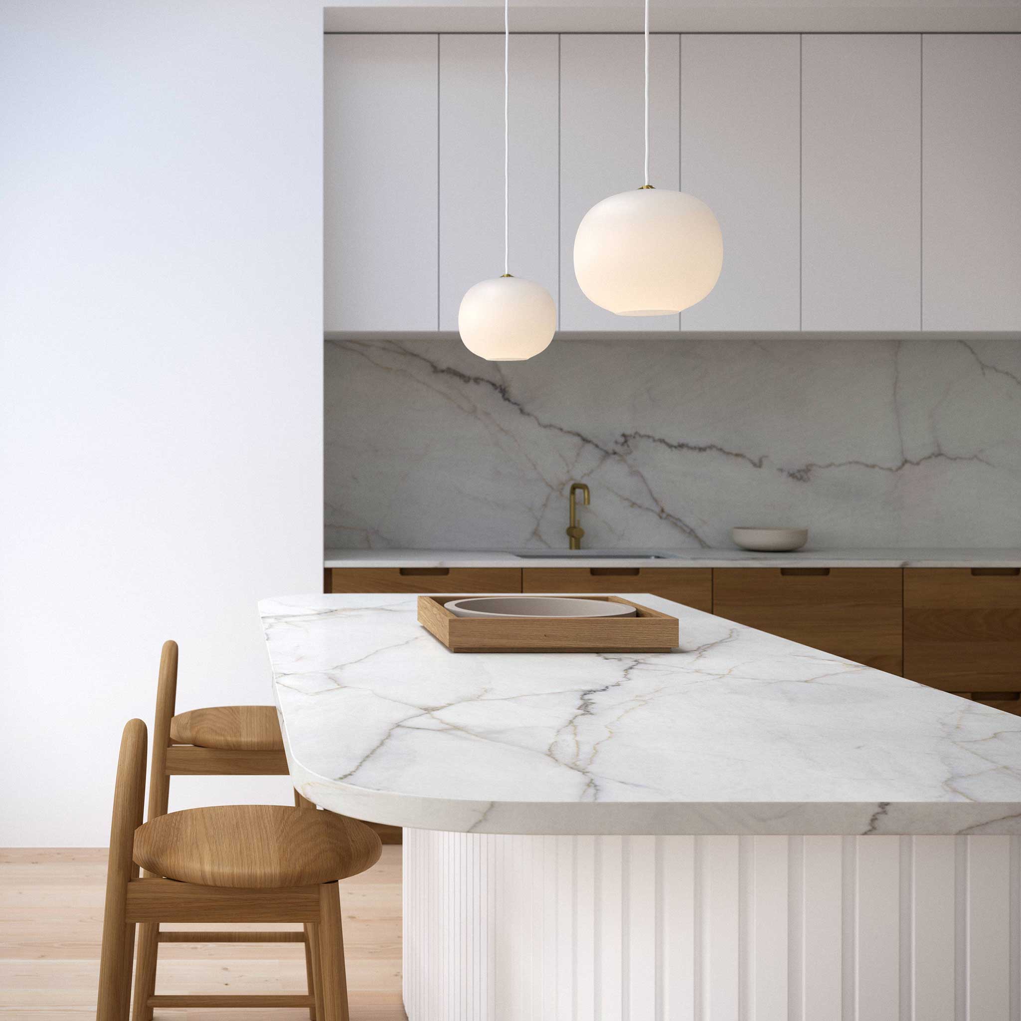 Navone 20 Pendant Light, Opal