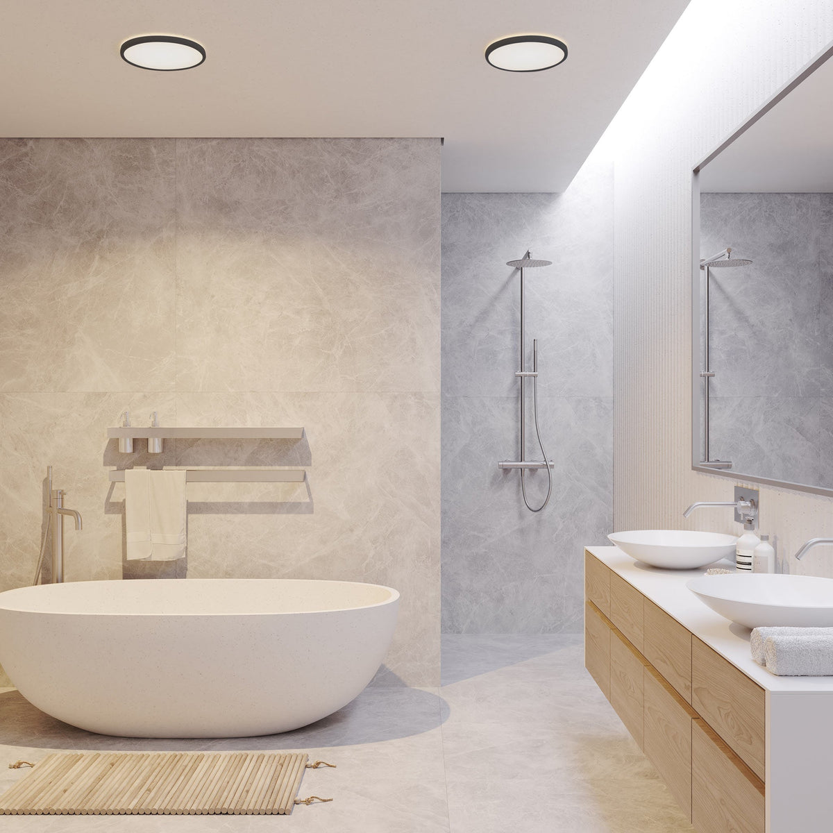 Oja 29 LED Bathroom Ceiling Light, IP54